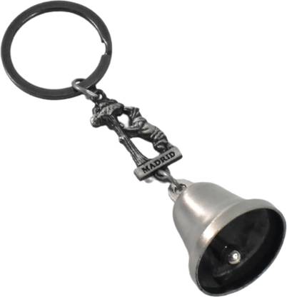 BHAVYARPAN Metal Small Temple Guardian Bell For Blessings and Good Luck Charm Car Bike Bags Bell