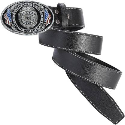 Lyla Western Belt Dress Belt Waist Band 1.5" Wide Cowboy Belt for Men Women Jeans Bla Belt Tie Rack