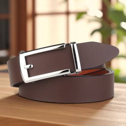 PROVOGUE Men Formal Brown Genuine Leather Belt
