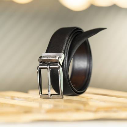RED TAPE Men Formal, Casual Black, Brown Genuine Leather Reversible Belt