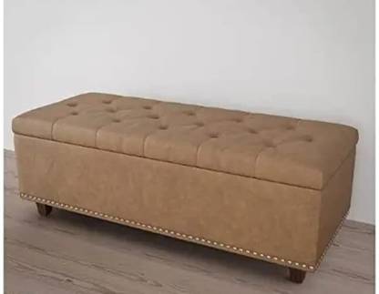 Soul Light Art Wooden Storage Ottoman Bench Couch pouffe Puffy Footstool bedend 2 Seater Sofa Solid Wood 2 Seater