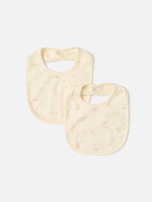 GIGGLES by Babyshop Bunny Print Bib - Set of 2