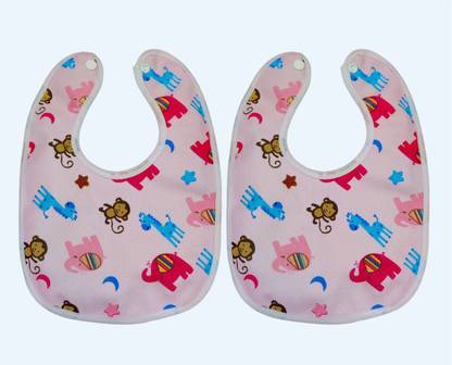 house of common Baby Button Bibs Apron for Waterproof3346