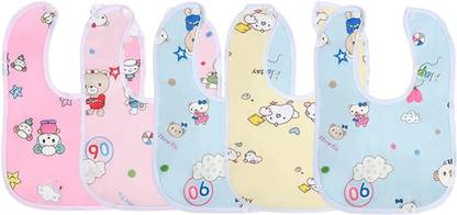 WeeWorld Baby Button Bibs Apron for Waterproof2330