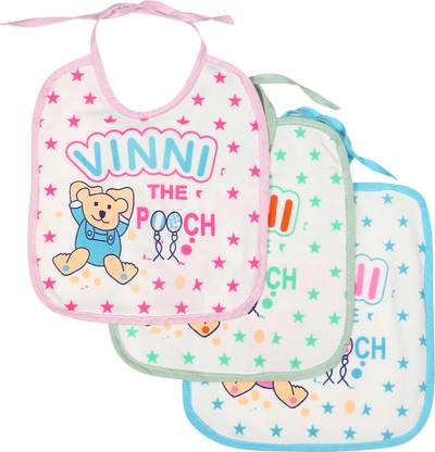 MODERN HEADOS Baby Bibs Pack of 3| Bibs for new born baby ( Multi colour)
