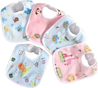 Vadhavan Double Layered Waterproof Bibs Pack Of 5
