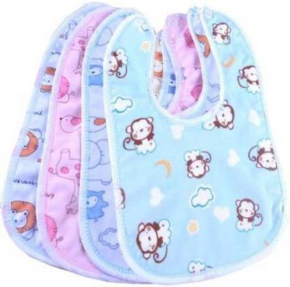 Little Bloom waterproof, super soft cotton daily use, elegant and stylish velcro bib for baby