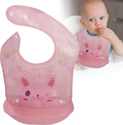 WeeWorld Baby Button Bibs Apron for Waterproof2337