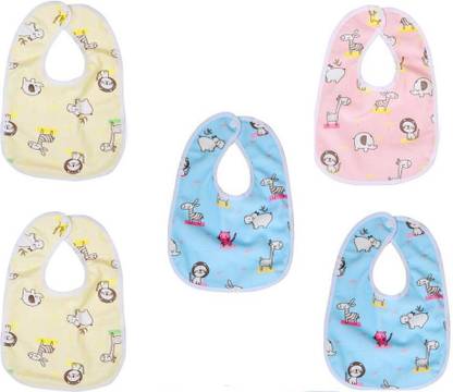 InEffable ® Bib for Infants Daily Use Super Soft Cotton Fast-Dry Printed Bibs