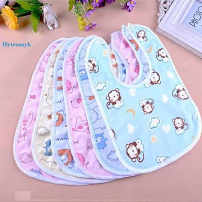 HytroMyk baby bib Super Soft Cotton Daily Use,Velcro bibs for baby appron