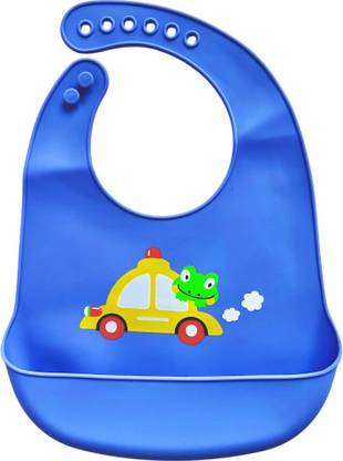BABY HIVE Silicon Baby Bib for Feeding & Weaning Babies, Waterproof