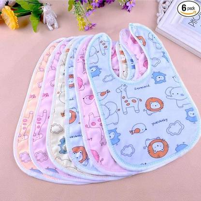Vadhavan Double Layered Waterproof Bibs Pack Of 6