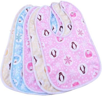 Vadhavan 5pcs/Fastdry-Premium Super Soft Cotton Daily Use bibs