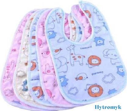 HytroMyk baby bib Super Soft Cotton Daily Use,Velcro bibs for baby appron