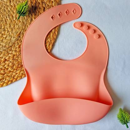 ESSENSI Soft Silicone Baby Bib - Waterproof, Easy Clean, for Toddlers & Infants