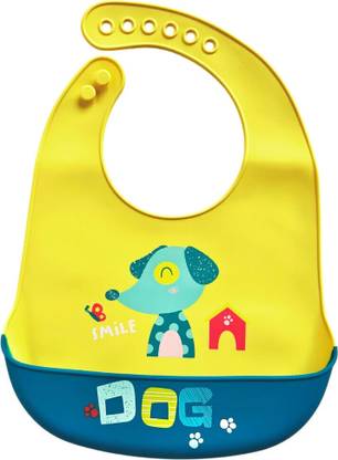 BABY HIVE Silicon Baby Bib for Feeding & Weaning Babies, Waterproof