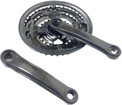 Xezon Bicycle Chainwheel 42T/34T/24T Crank Set 3 Speed Durable Design Bicycle Brake Disk