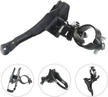 IndiaLot Bicycle Front Derailleur Up Pull Mountain Bike 3 Speed Bicycle Brake Disk