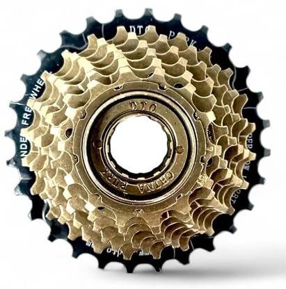 Gcw Cycle 7 Speed Freewheel Road Bike Flywheel with 14-28T Gear Bicycle Brake Disk