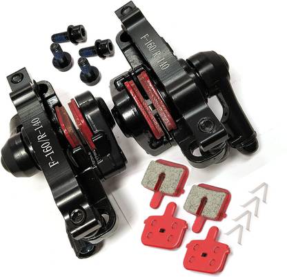 NSV Caliper Machine 2pcs Set With 2 Extra Bicycle Disc Braking Pads For MTB Mountain Bicycle Brake Disk