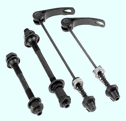 IndiaLot Bicycle Cycle Hub Skewers Quick Release with Hollow Axle Set 0004 Bicycle Brake Disk