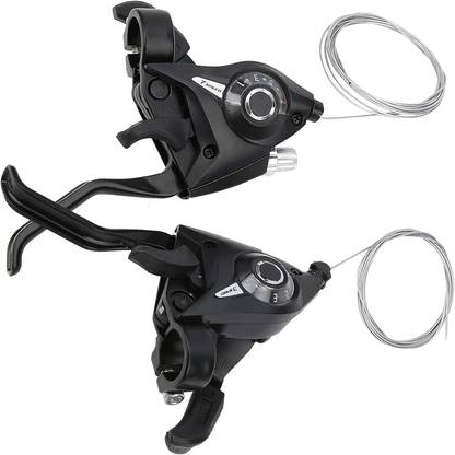 Xezon Bicycle Shifter 3x7 Speed Shifter Set 21 Speed Cycle Gear Shifter Bicycle Brake Disk