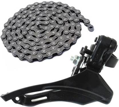 NSV Bicycle Pull UP Front Derailleur FD For Gear Speed Up With 116 Link Gear Chain Bicycle Brake Disk