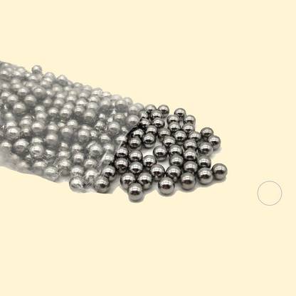 IndiaLot Steel Bearing Ball, No Holes, Silver Full Solid Iron Ball (10 MM, 100 PC) Bicycle Brake Disk