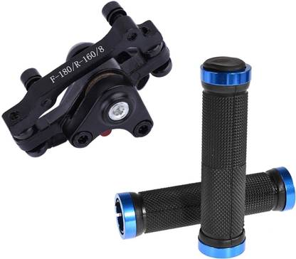 NSV Bicycle Rear Mechanical Calipers F180/R160 Disc Brake with cycle handle Grip Bicycle Brake Disk