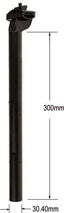 Schrodinger 20064 Bicycle Cycle Saddle Seat Post Adjustable Alloy Dia 30.40mm x Length 300mm Bicycle Brake Disk