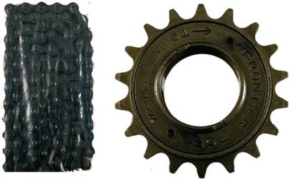 Sportivoo Bicycle Chain Freewheel Single Speed Non Gear Cycles Bicycle Brake Disk Bicycle Brake Disk