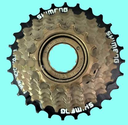 IndiaLot 7 Speed Bicycle Freewheel 14-28 T Compatible with Gear Cycle 21 Speed 0004 Bicycle Brake Disk