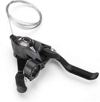 Xezon Bicycle Gear Shifter for Bicycle 7 Gears Right Side 7 Speed Right Handle Shifter Bicycle Brake Disk