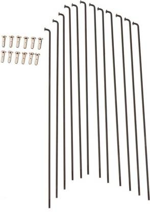 IndiaLot Bicycle Spokes 20X1.75 14G 195MM with Bolt- 28 Pcs for 28 Hole Rim/Mostly Used Bicycle Brake Disk