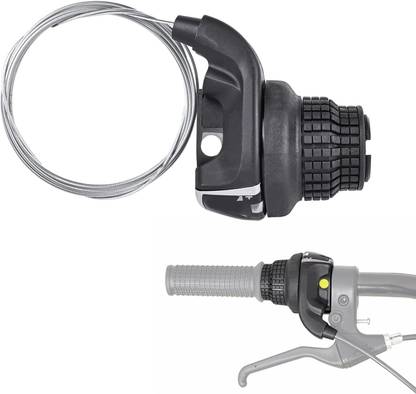 जेज़ॉन Bicycle Right Handle 6 Speed Gear Shifter Fast and Easy Cycle Gear Shift Lever बाइसाइकिल ब्रेक डिस्क