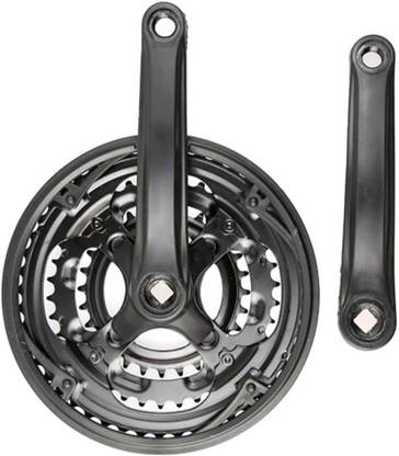 NSV Cycle New Durable Design Bicycle 42T 3 Speed Cotterless Chain wheel Crankset Bicycle Brake Disk