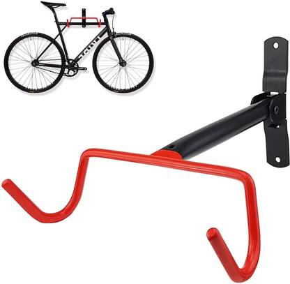 IndiaLot Bicycle Bracket Wall Mounts Folding Rack Storage Dual Hooks Hanger Bicycle Brake Disk