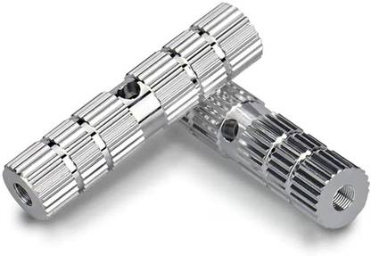 IndiaLot Bicycle Axle Foot Rest Pegs Anti-Slip Aluminum Alloy 00061 Bicycle Brake Disk