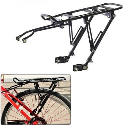 NSV Aluminum Alloy Adjustable Rear Rack 110 Lbs Capacity Aluminium  Bicycle Carrier