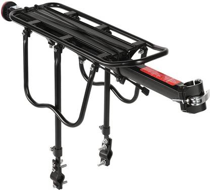 DSTECHBAR Aluminum Alloy Adjustable Rear Rack Bicycle Carrier 110 Lbs Capacity Aluminium  Bicycle Carrier