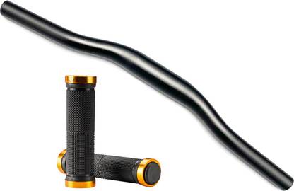 NSV Cycle Handlebar Metal Rod light Weight With Bicycle Handlebar Rubber Grip Bicycle Handle Grip