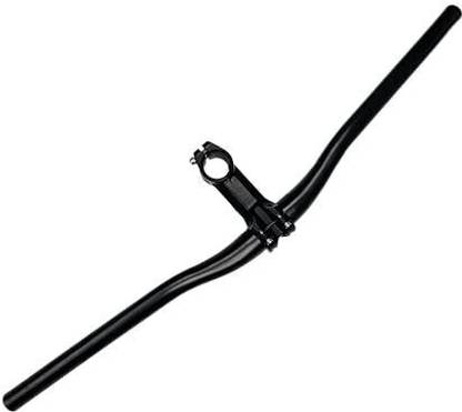 PRAKMO Black Cycle Handlebar Rod light Weight Bicycle Handlebar and Cycle Handle Stem Bicycle Handle Grip