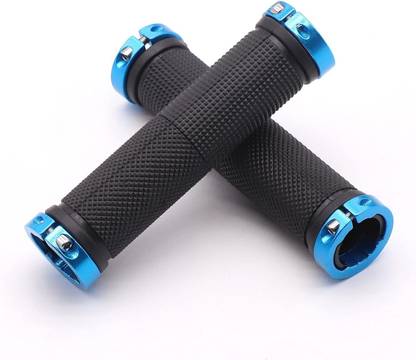 NSV Handle Grips Silicone Single Lock-on Anti-theft Handlebar Grips With End Caps Bicycle Handle Grip