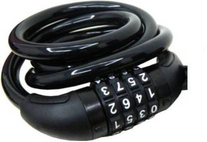 Newton Spiral Combination Spiral Cycle Lock (Black, Painted Finish) Cycle Lock