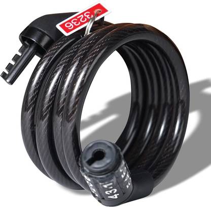 KAVI ECOM Security Guard Against Theft Smart E-bike Steel Wire Cable Accessorie Cycle Lock Cycle Lock