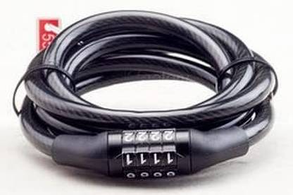 Khargadham Multipurpose Steel Wire Cable helmet Lock Cycle Accessories Heavy-duty Cycle Lock