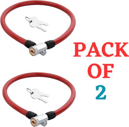 Arlin Iron / Brass Cable Lock For Helmet Cycle Lock