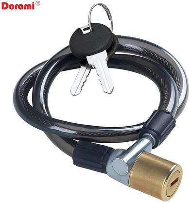 Dorami Cable Locks | Cycle Bike Lock | Helmet or Scooter (Pack of 1) Cycle Lock
