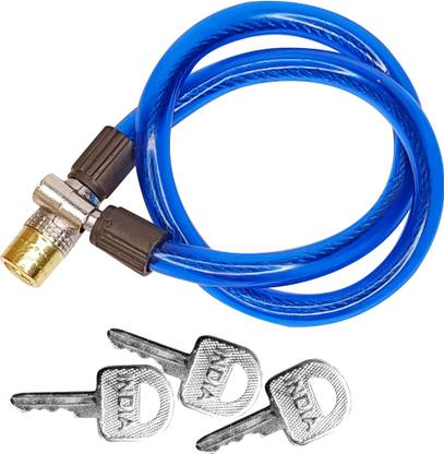 Kavyashine ® Multipurpose Cable Lock for Bikes, Cycles & Helmets - Strong, Durable & Secure Cycle Lock