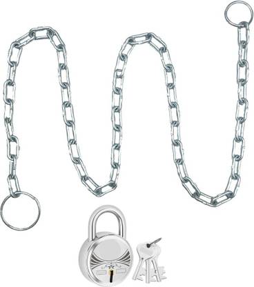 MARHABA TRADERS Safety chain with lock (4Ft) Cycle Lock